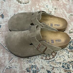 Birkenstock Boston clogs Taupe